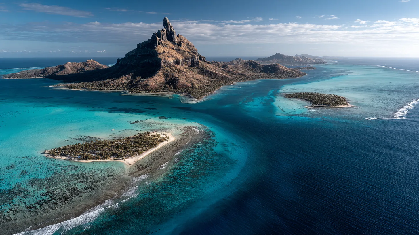 Illustration générée — Bora Bora : géographie, lagon et particularités