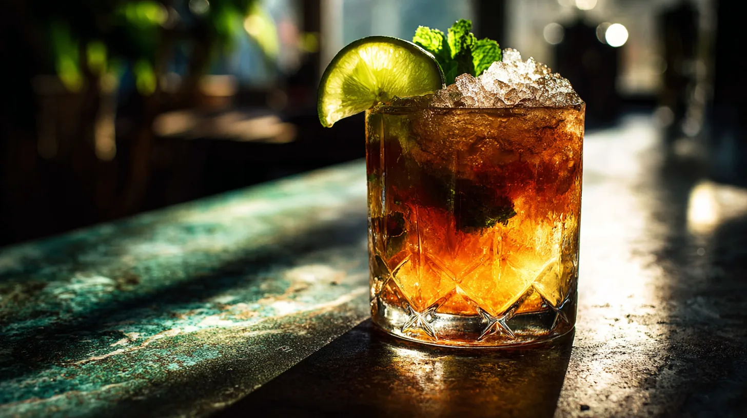 Illustration générée — Le mai tai : histoire et composition du cocktail
