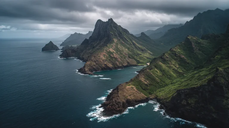 Illustration générée — Les îles Marquises, Te Henua Enata, au patrimoine mondial de l’UNESCO