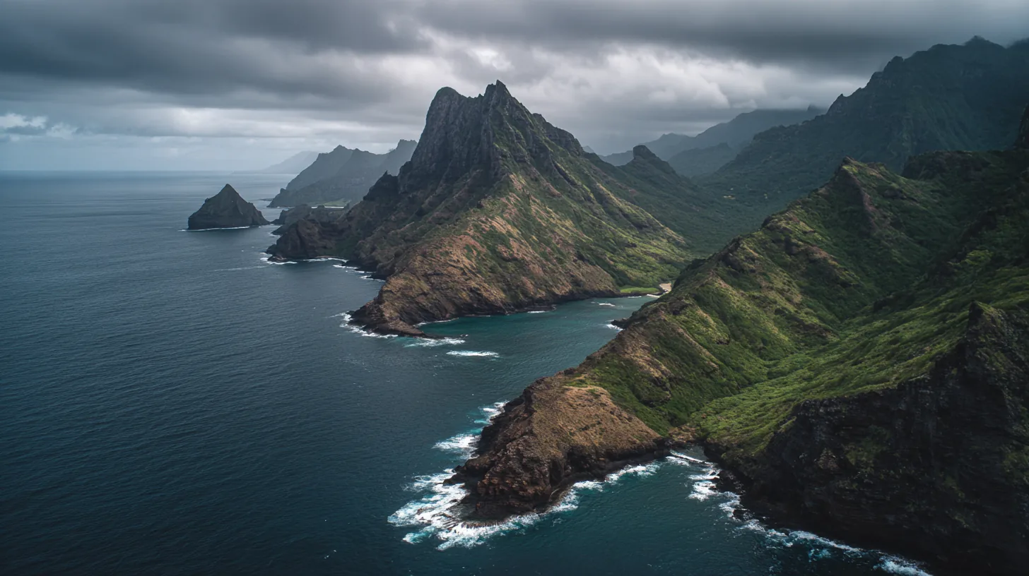 Illustration générée — Les îles Marquises, Te Henua Enata, au patrimoine mondial de l’UNESCO
