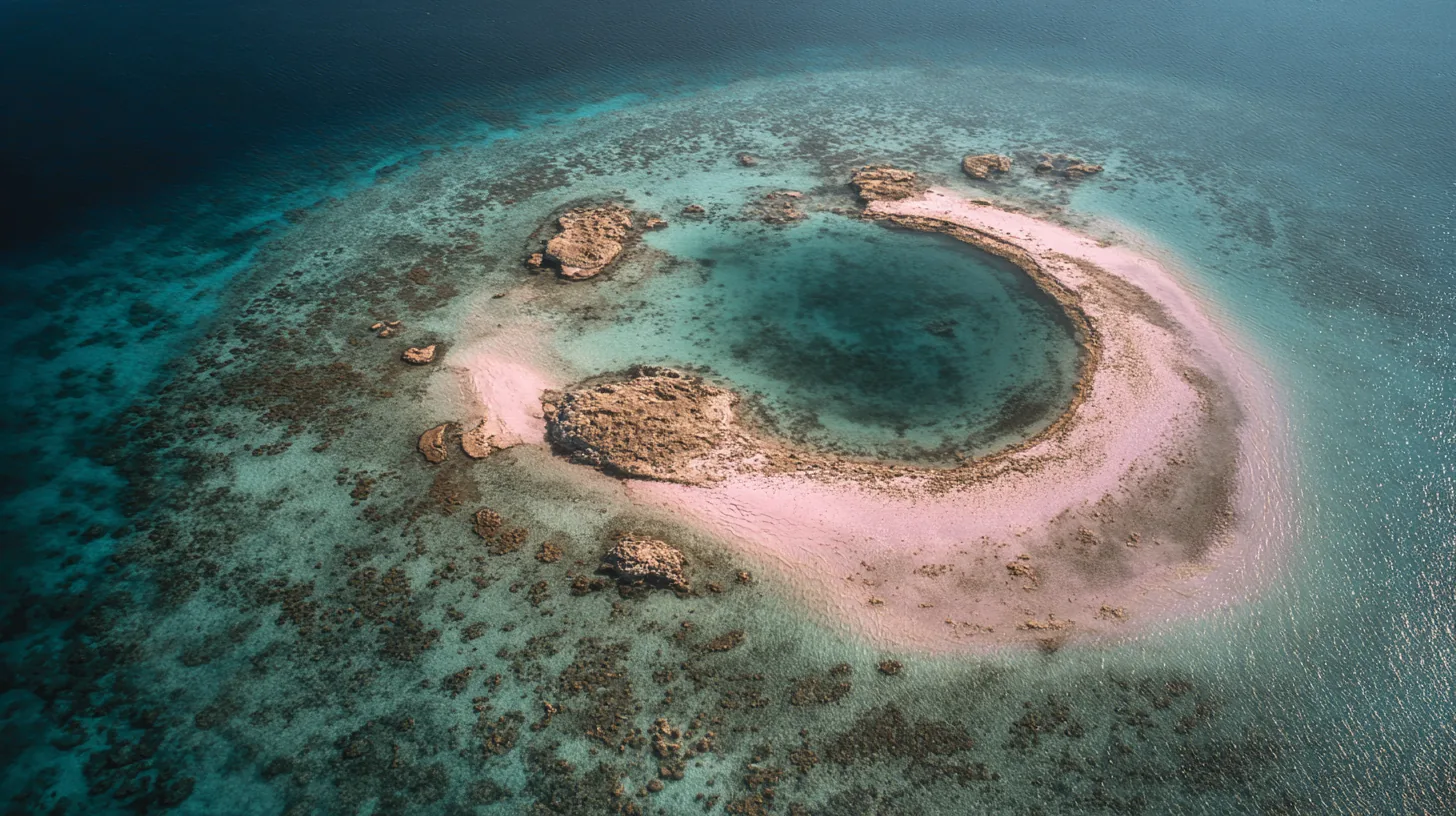 Illustration générée — Tikehau : l’atoll et son lagon