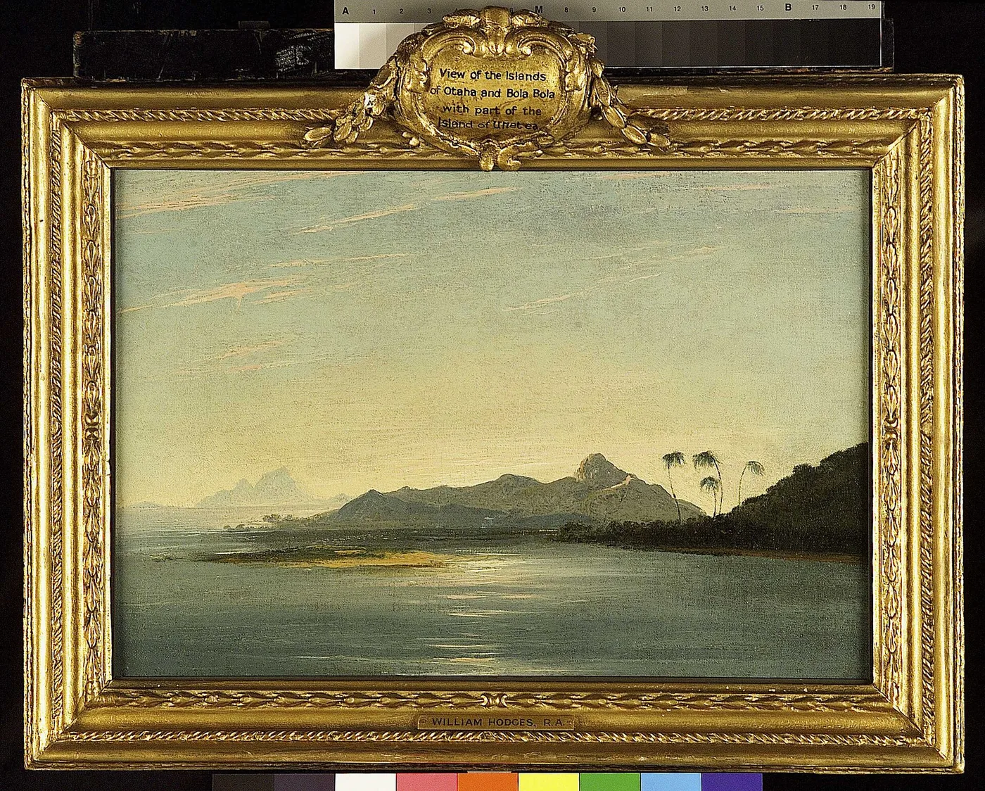 'View of the Islands of Otaha (Taaha) and Bola Bola (Bora Bora) with Part of the Island of Ulietea (Raiatea)' 