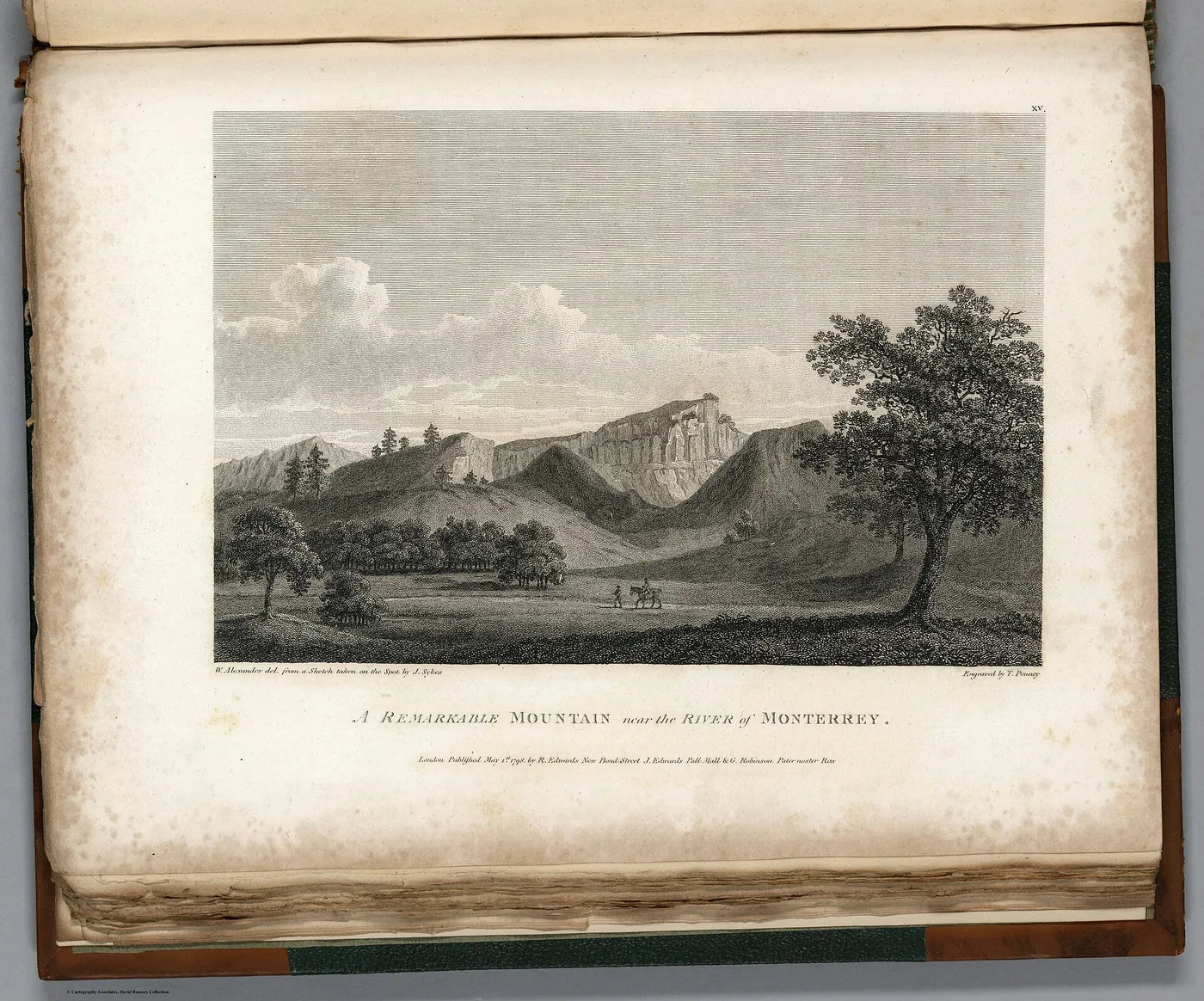 (View) Plate IV (in Volume III). A. Remarkable Mountain near the River of Monterrey. (IA dr view-plate-iv-in-v