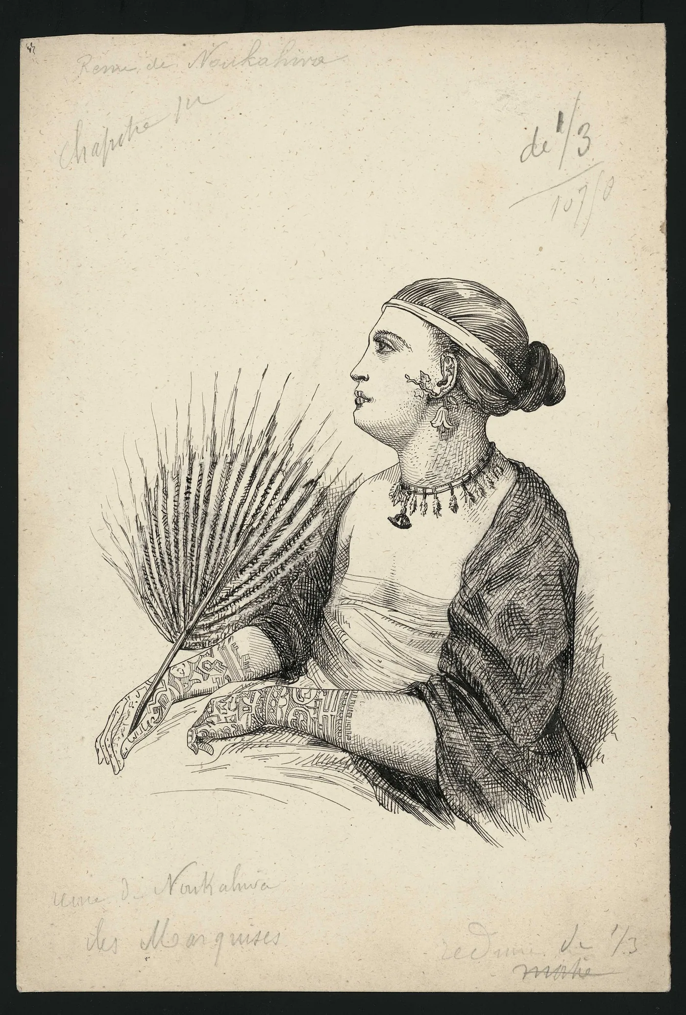 P. Sellier, Reine di Noukahiva, Iles Marquises